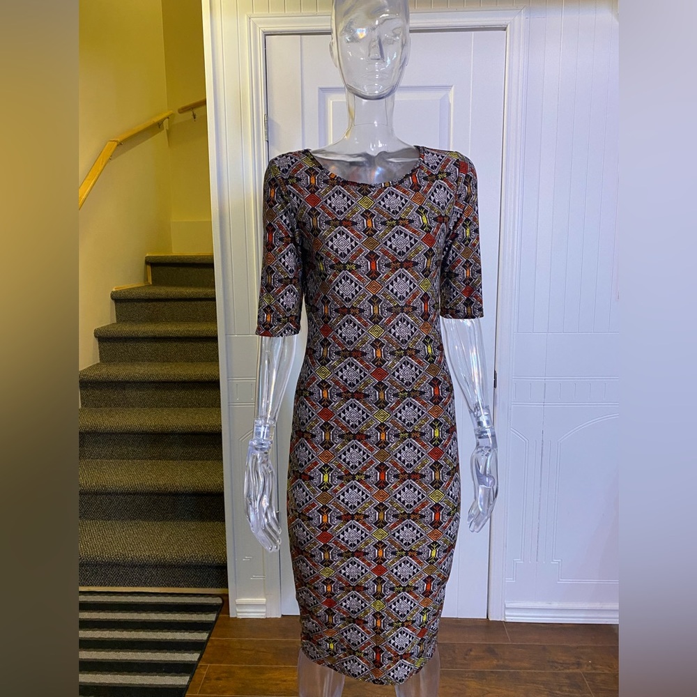 Tribal fitted dress